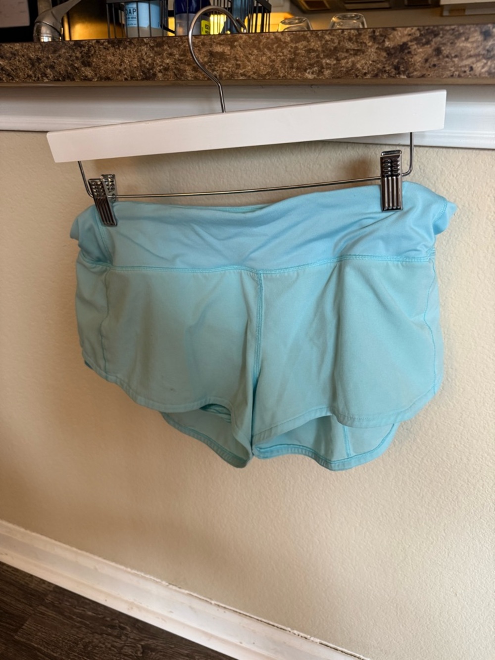 lululemon athletica Light Blue Athletic Shorts